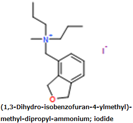 CAS#(1,3-Dihydro-isobenzofuran-4-ylmethyl)-methyl-dipropyl-ammonium; iodide